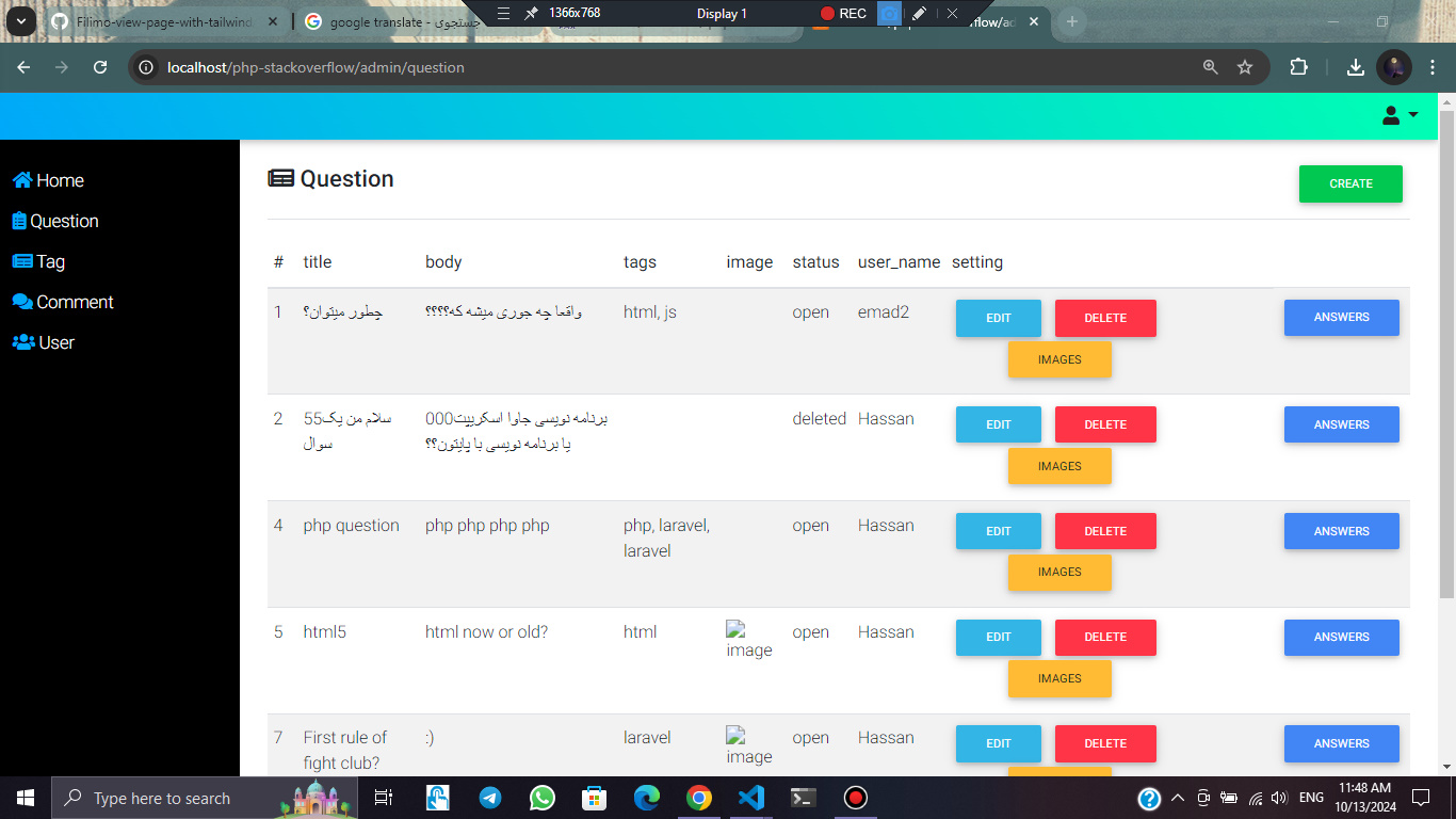 Stack overflow project